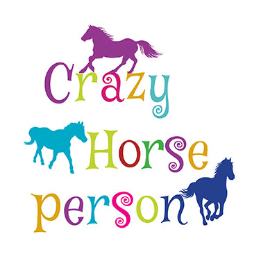 Crazy Horse Person Card
